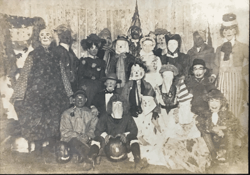 1910 Halloween party 
