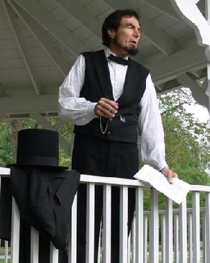 James Hayney as Abraham Lincoln