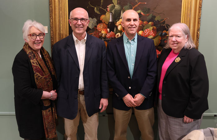 Seth Burch- President; Mary Holstein- Vice President; Sue Beidler- Secretary; and Randall DiPalo-Treasurer. 