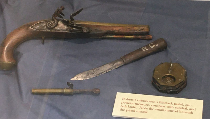  Equipment used by Robert Covenhoven, a local Revolutionary War soldier 