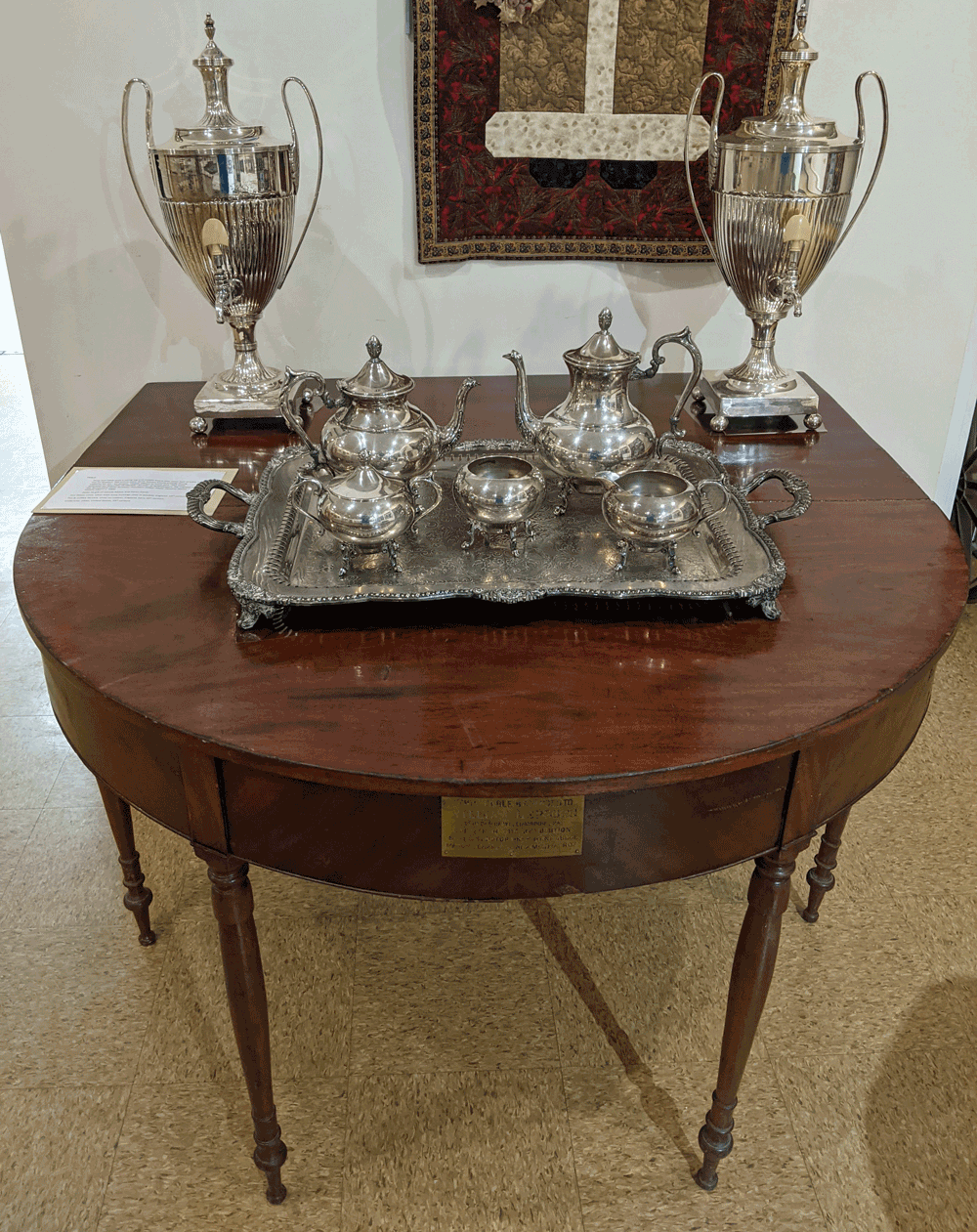  dining table that once belonged to William Hepburn