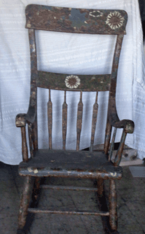 postage stamps chair