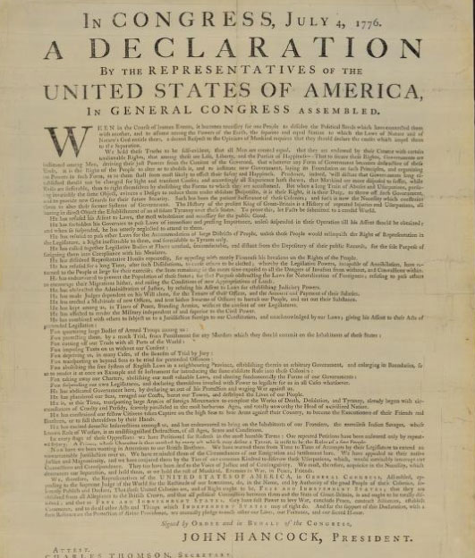 Declaration of Independence