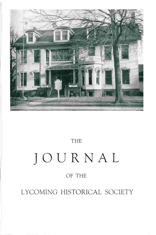 The Journal of the Lycoming County Historical Society, 1957 October