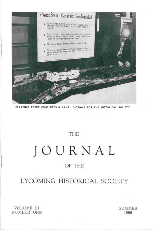 The Journal of the Lycoming County Historical Society, 1966 Summer