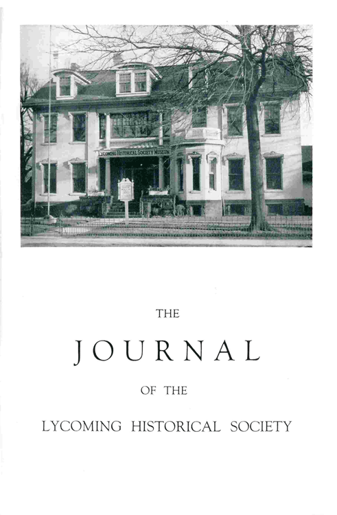 The Journal of the Lycoming County Historical Society, 1955 October