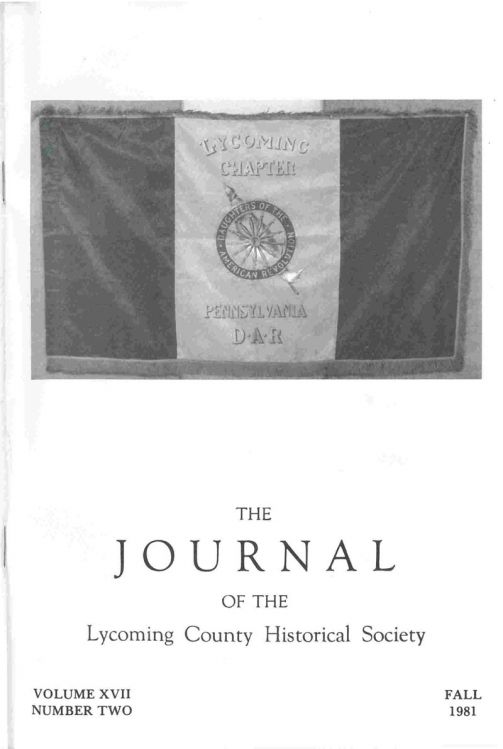 The Journal of the Lycoming County Historical Society, 1981 Fall