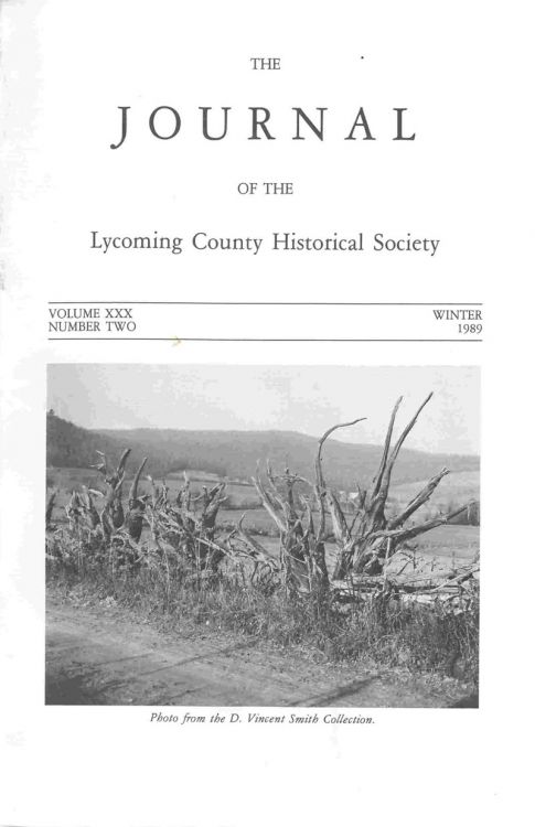 The Journal of the Lycoming County Historical Society, 1989 Winter