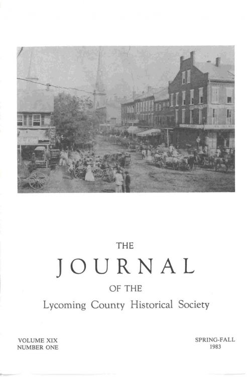 The Journal of the Lycoming County Historical Society, 1983 Spring Fall