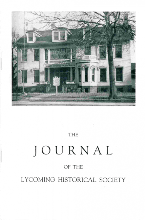 The Journal of the Lycoming County Historical Society, 1955 March
