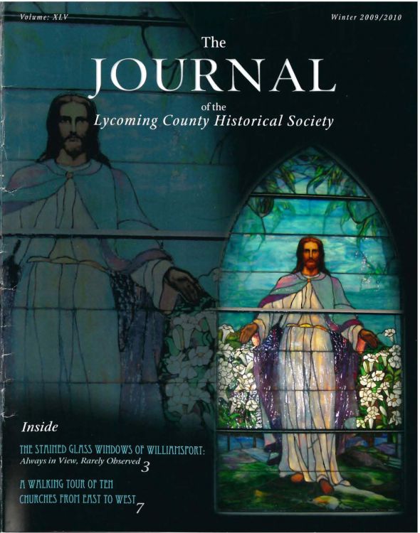 The Journal of the Lycoming County Historical Society, 2009-10 Winter