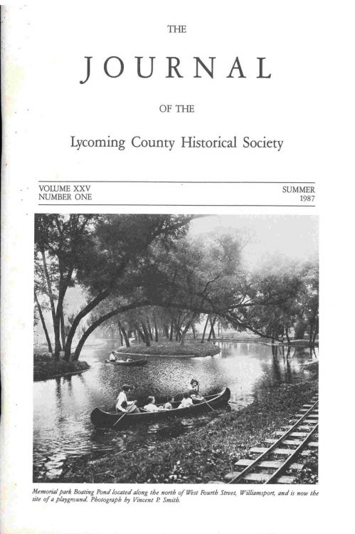 The Journal of the Lycoming County Historical Society, 1986 Winter