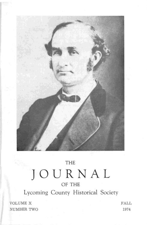 The Journal of the Lycoming County Historical Society, 1974 Fall