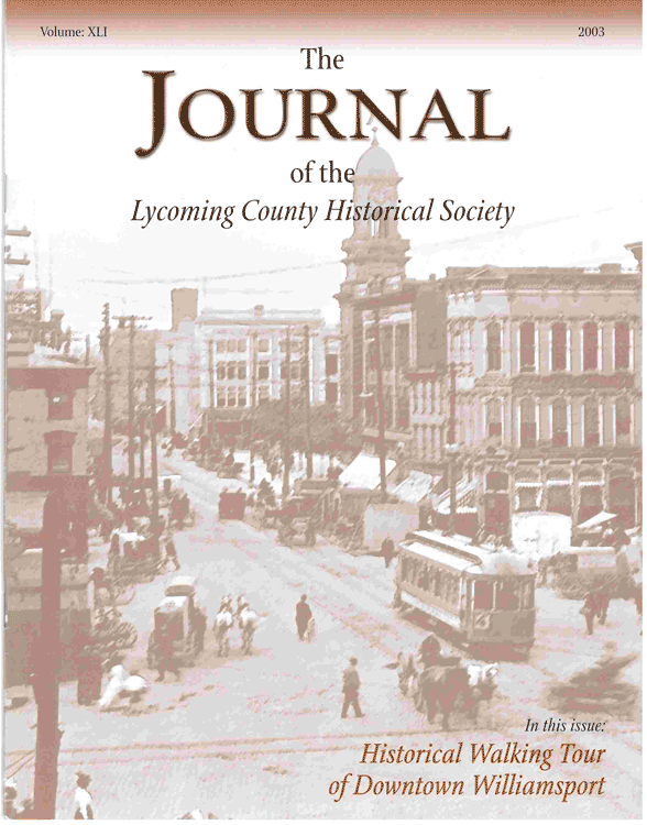 The Journal of the Lycoming County Historical Society, 2003