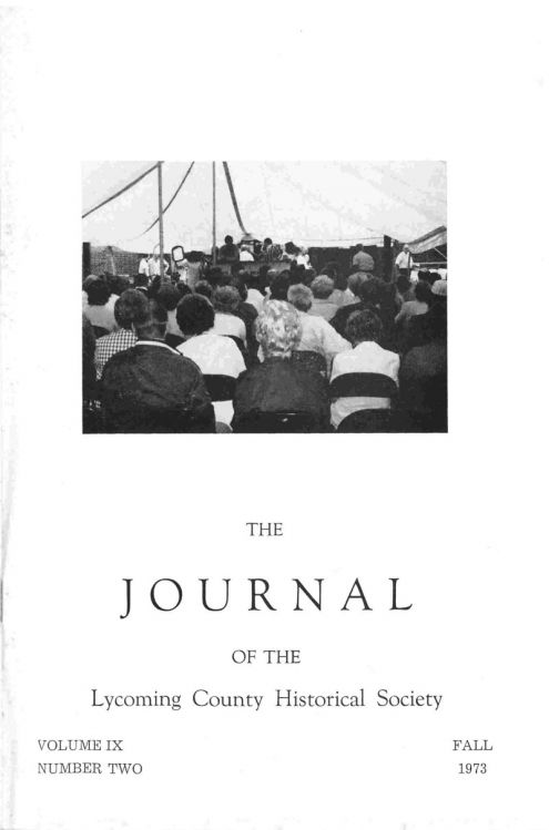 The Journal of the Lycoming County Historical Society, 1973 Fall